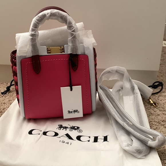 Coach Troupe Tote 16 With Weaving - Picture 2 of 7